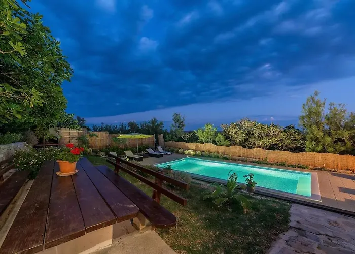 Family-friendly With Swimming Pool Stara Vas, Pag - 21031 아파트